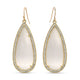 Phoebe Long Shimmer Stone Earrings - Splendid Iris