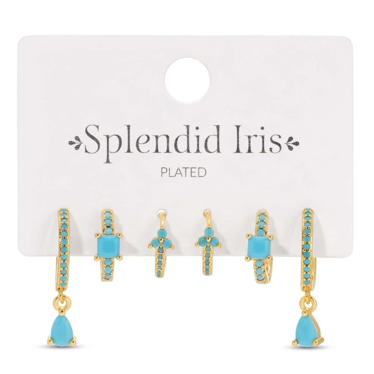 Combo 3 - Assorted Light Blue Huggies - Splendid Iris