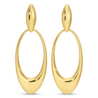 Contemporary Long Earrings - Splendid Iris