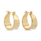 Contemporary Statement Latch Hook Hoops - Splendid Iris