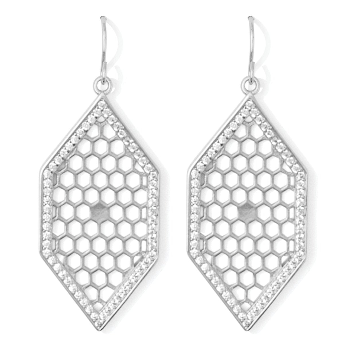 Honeycomb Earrings - Splendid Iris
