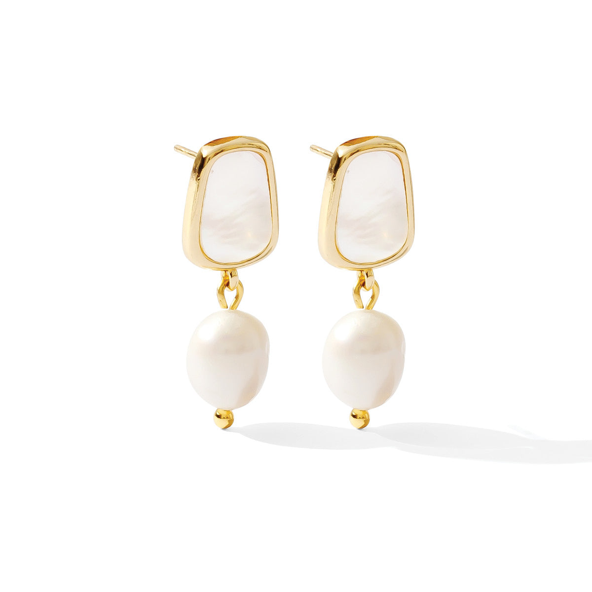 Pearl Drop Earrings - Splendid Iris