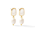 Pearl Drop Earrings - Splendid Iris