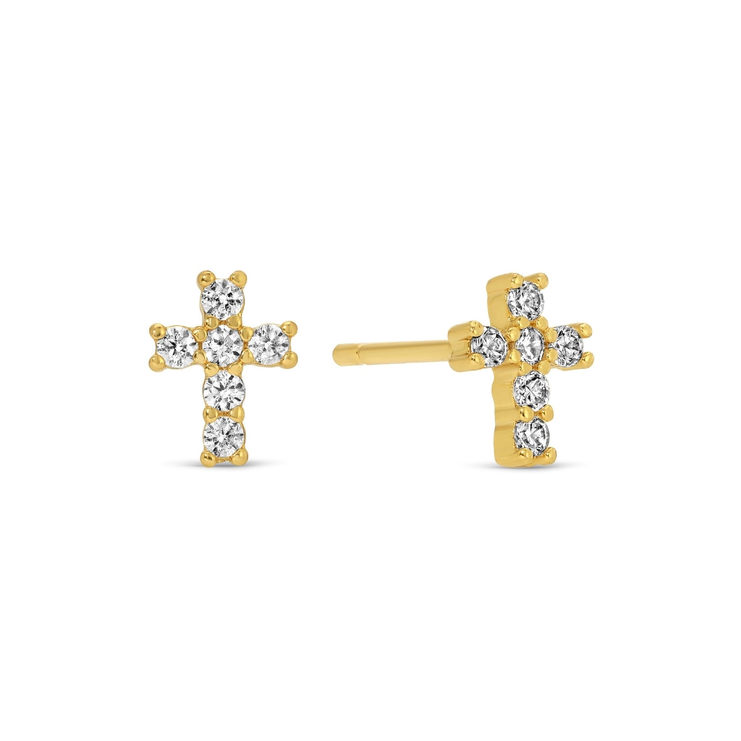 Cross Velvet Stud Gift Set - Splendid Iris