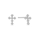 Multi Cross Velvet Set/3 Stud Gift Set - Splendid Iris