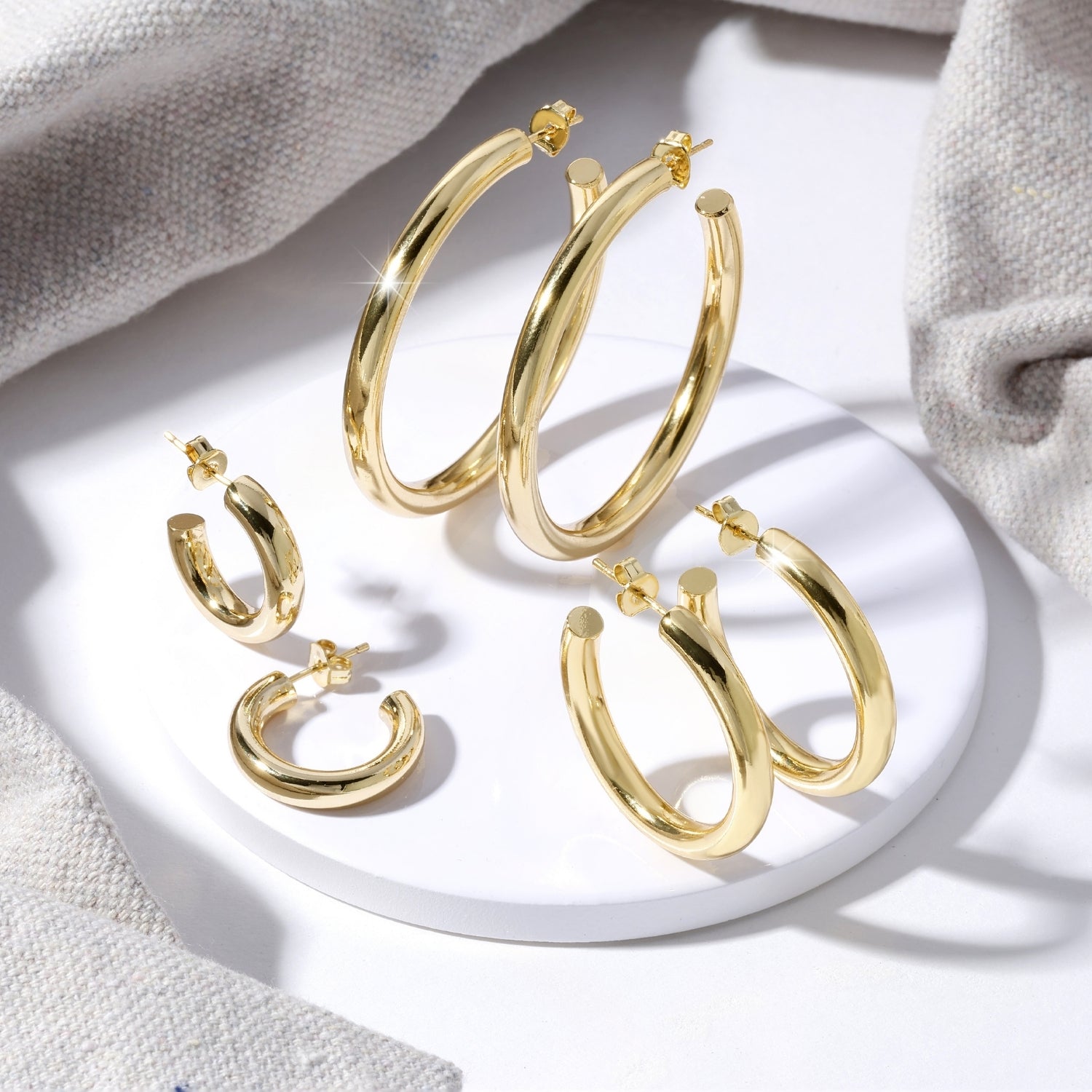 The Perfect Hoop Earrings - Splendid Iris