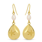 Starfish Accented Earrings with Pearl - Splendid Iris