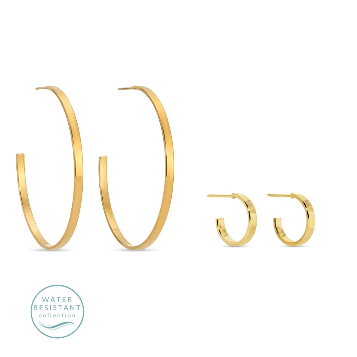 Flat Hoops - Water Resistant - Splendid Iris
