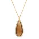 Piper, Long Shimmer Stone Pendant Necklace - Splendid Iris