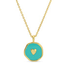 Tiny Heart Pendant - Splendid Iris