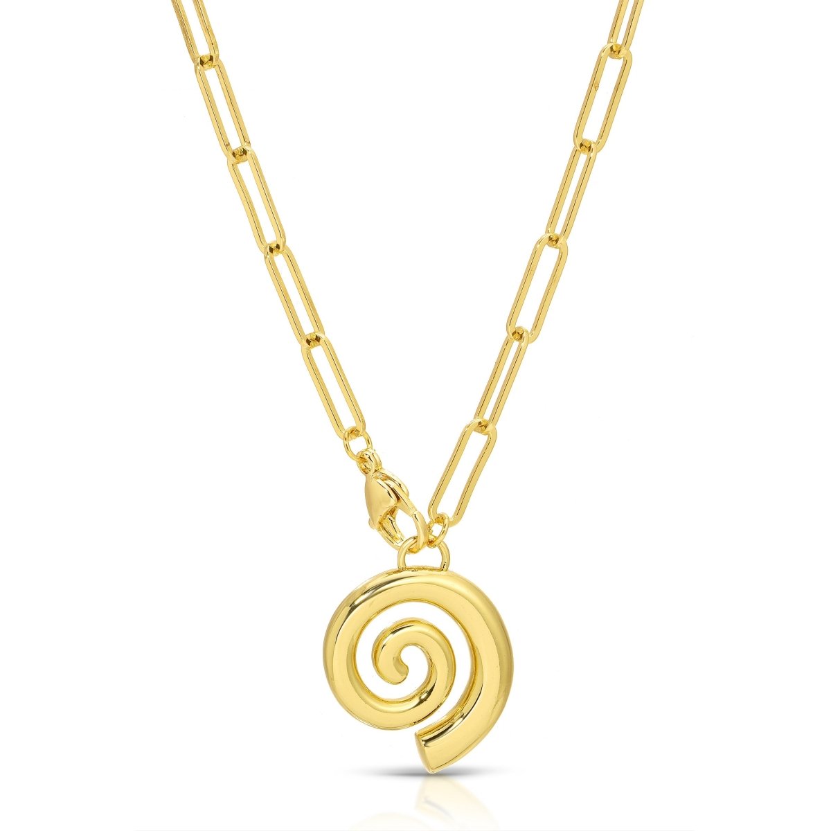 Adjustable Lariat Swirl Pendant Necklace - Splendid Iris