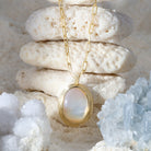 Bold Mother of Pearl Pendant Necklace - Splendid Iris