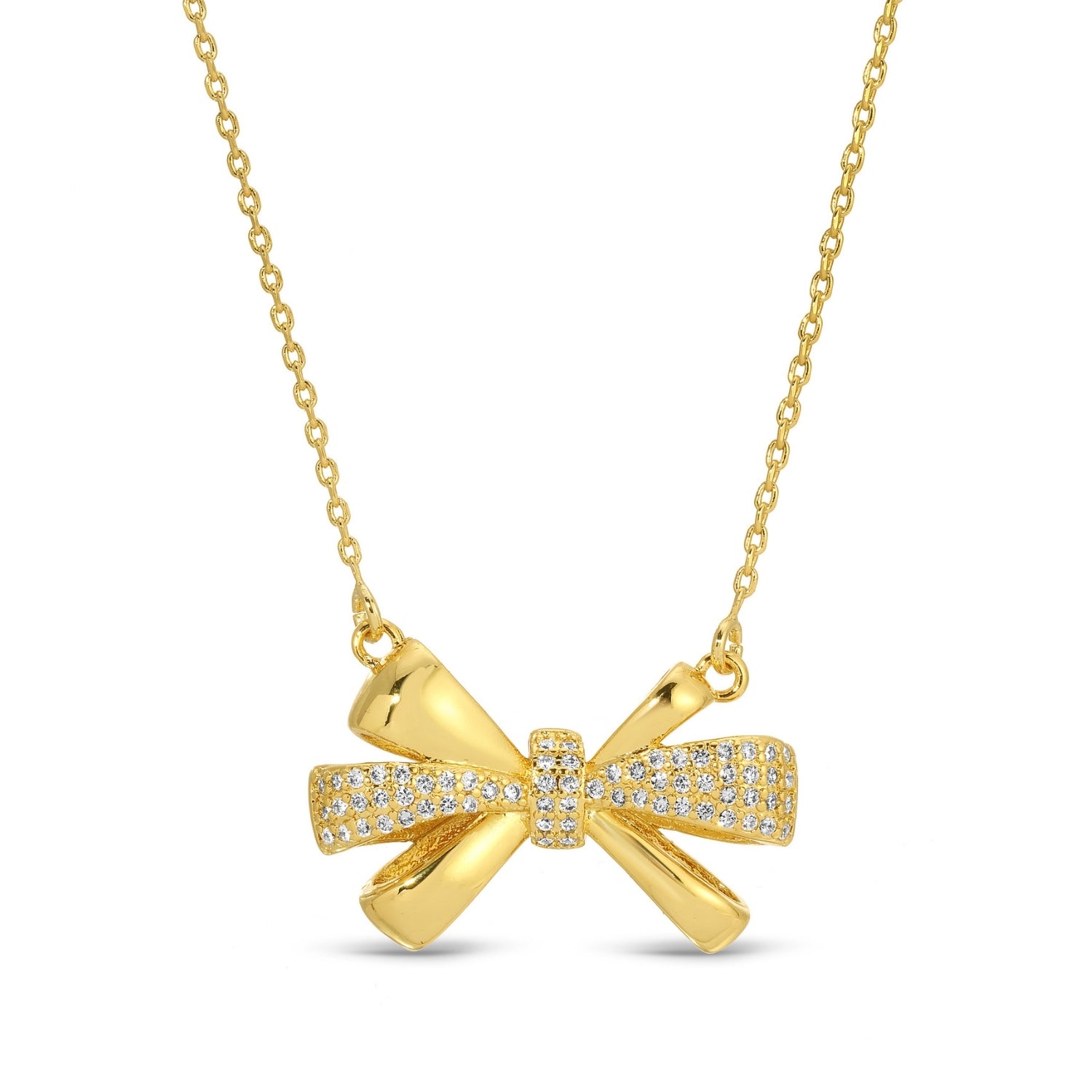 Bow Pendant Necklace - Splendid Iris