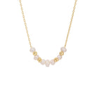 Delicate Pearl Accented Necklace - Splendid Iris