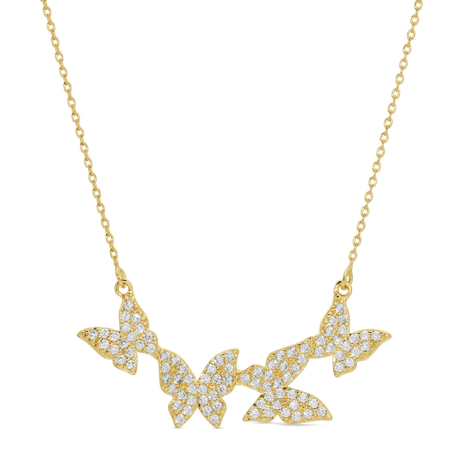 Fly Away With Me Butterfly Necklace - Splendid Iris