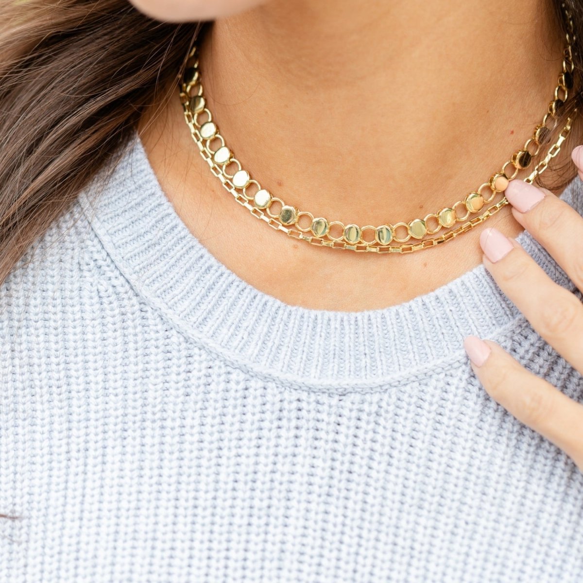 Infinite Collar Necklace - Splendid Iris