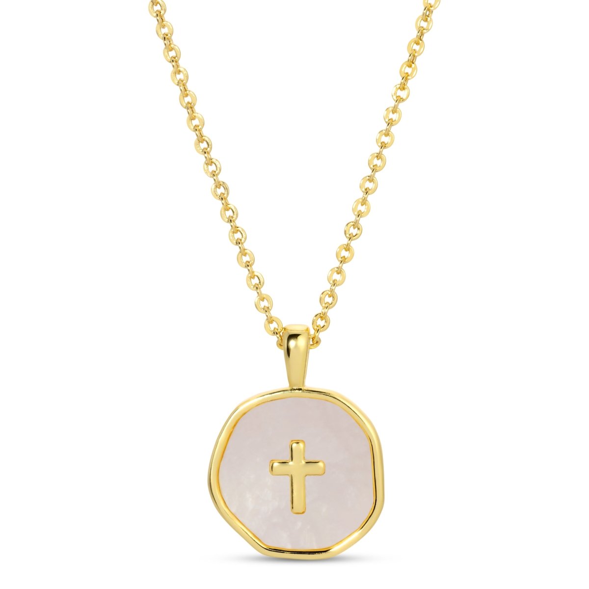 Cross Necklaces 18k Gold Plated Jewelry – Splendid Iris