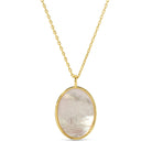 Surf's Up! Etched Shell Pendant Necklace - Splendid Iris