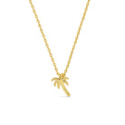 Sweetest Palm Tree Necklace - Splendid Iris