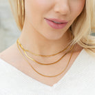 Triple Layer Statement Necklace, Water Resistant - Splendid Iris