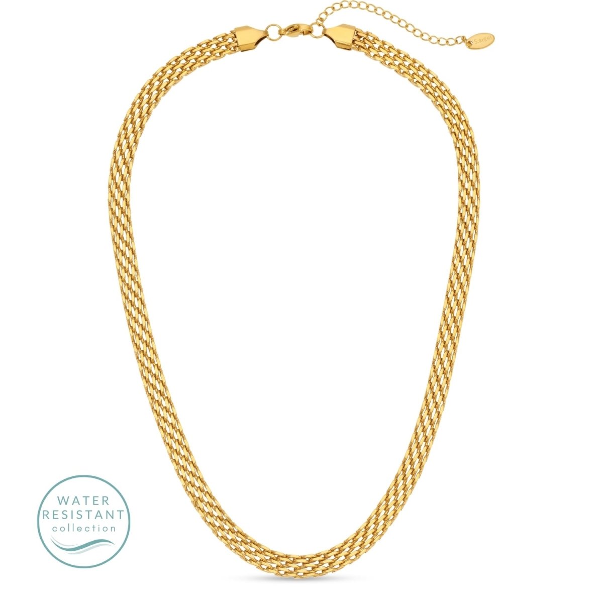 Wide Collar Necklace - Water Resistant - Splendid Iris