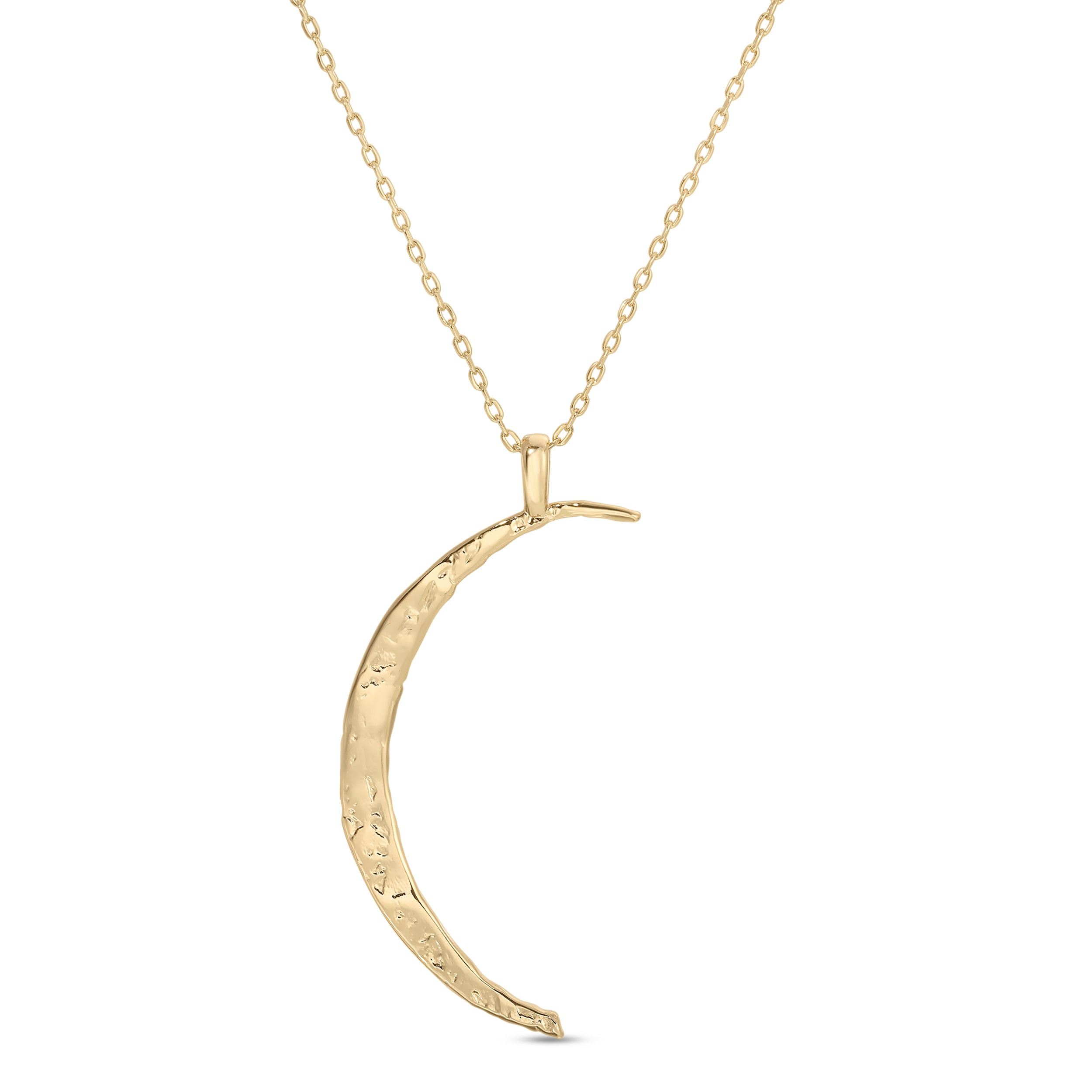 Gilded Moon Pendant Necklace - Splendid Iris