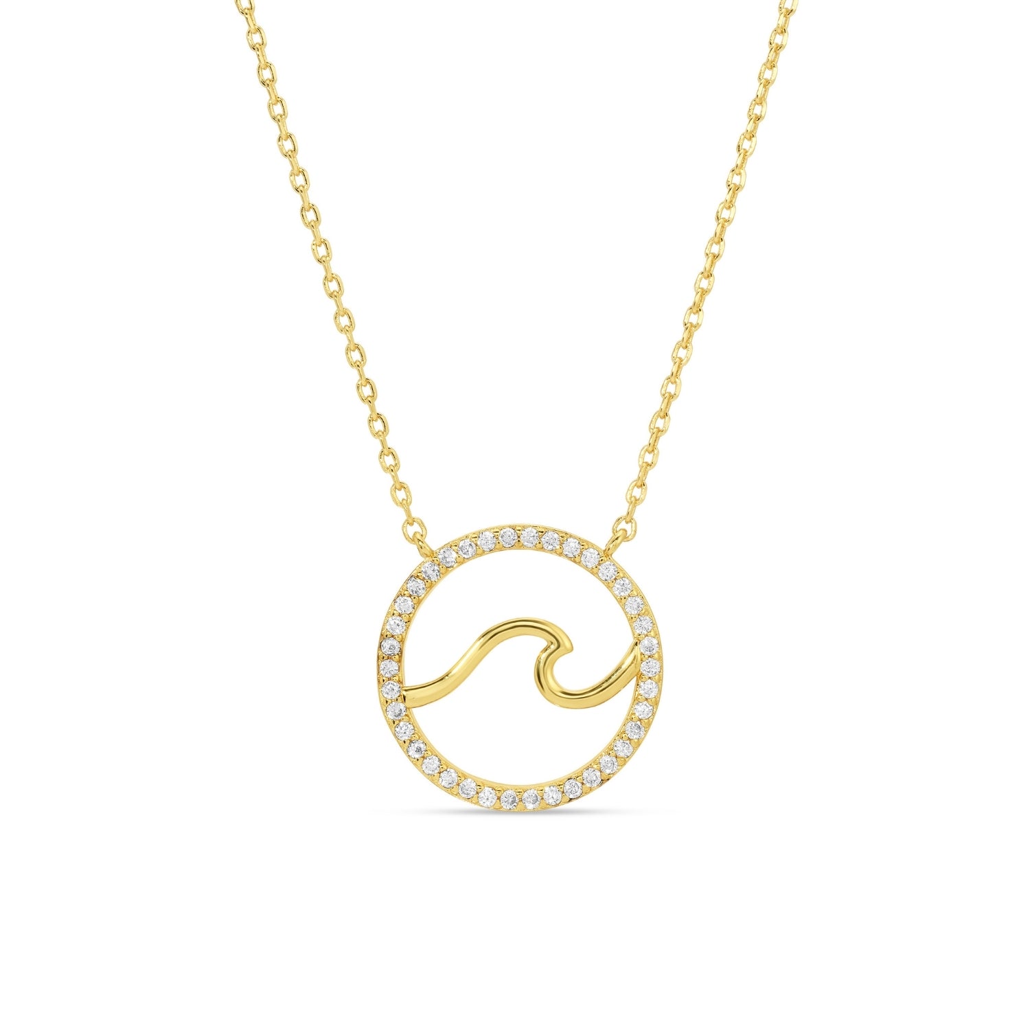 Ride the Wave Pendant Necklace - Splendid Iris