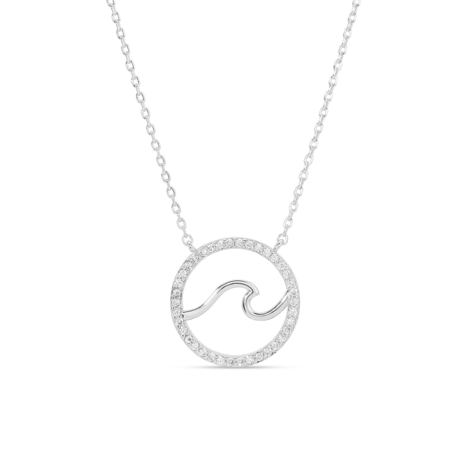 Ride the Wave Pendant Necklace - Splendid Iris