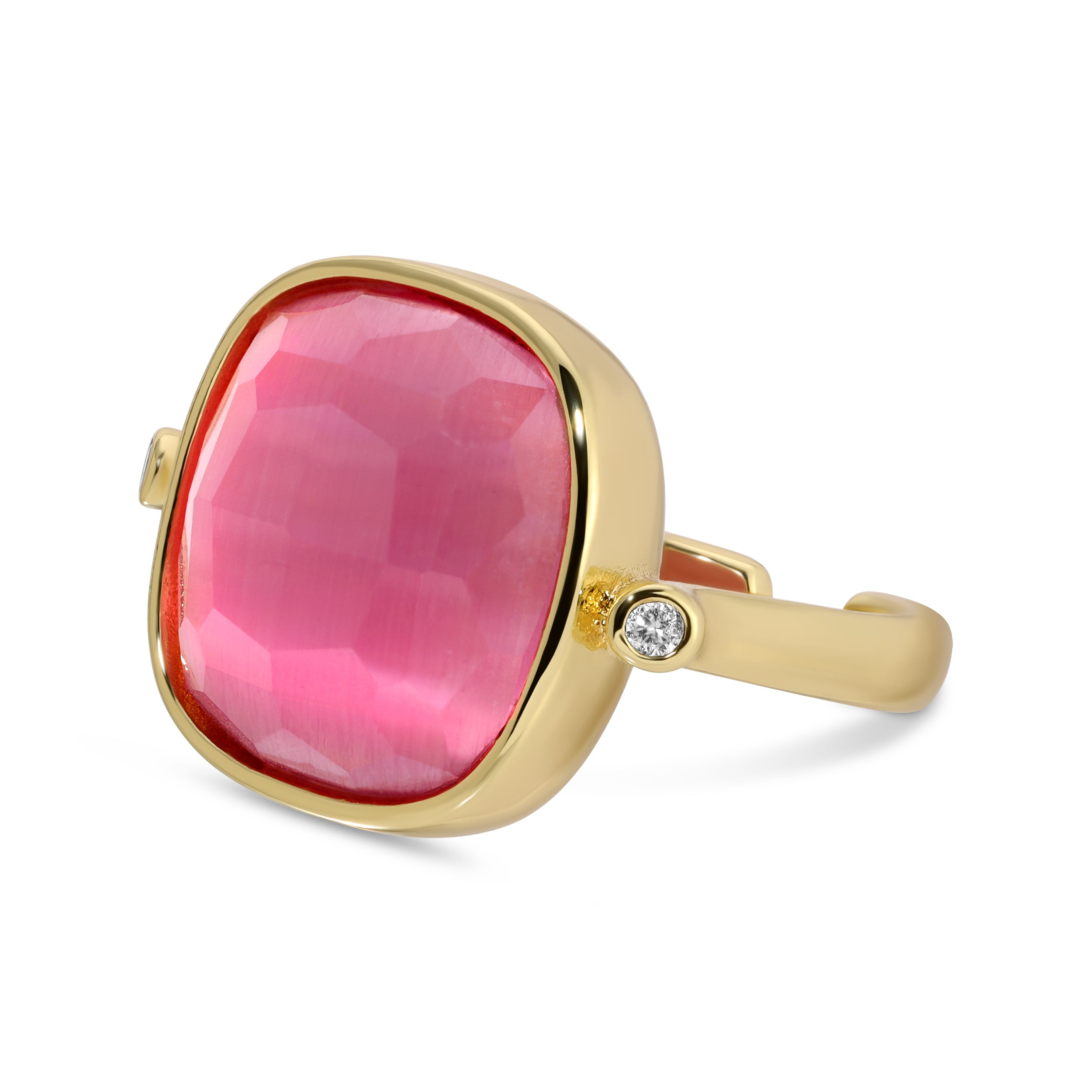 Ms. Reliability, Square Stone Ring - Splendid Iris