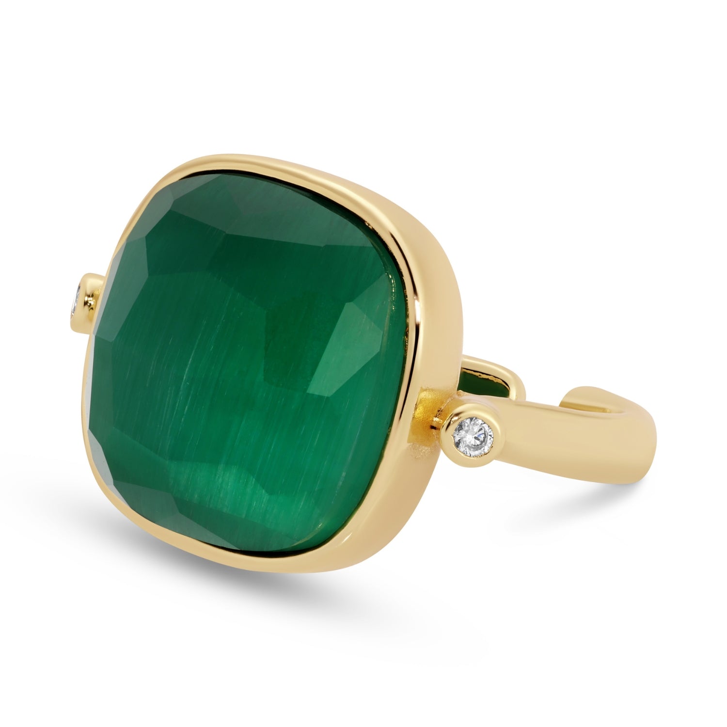 Ms. Reliability, Square Stone Ring - Splendid Iris