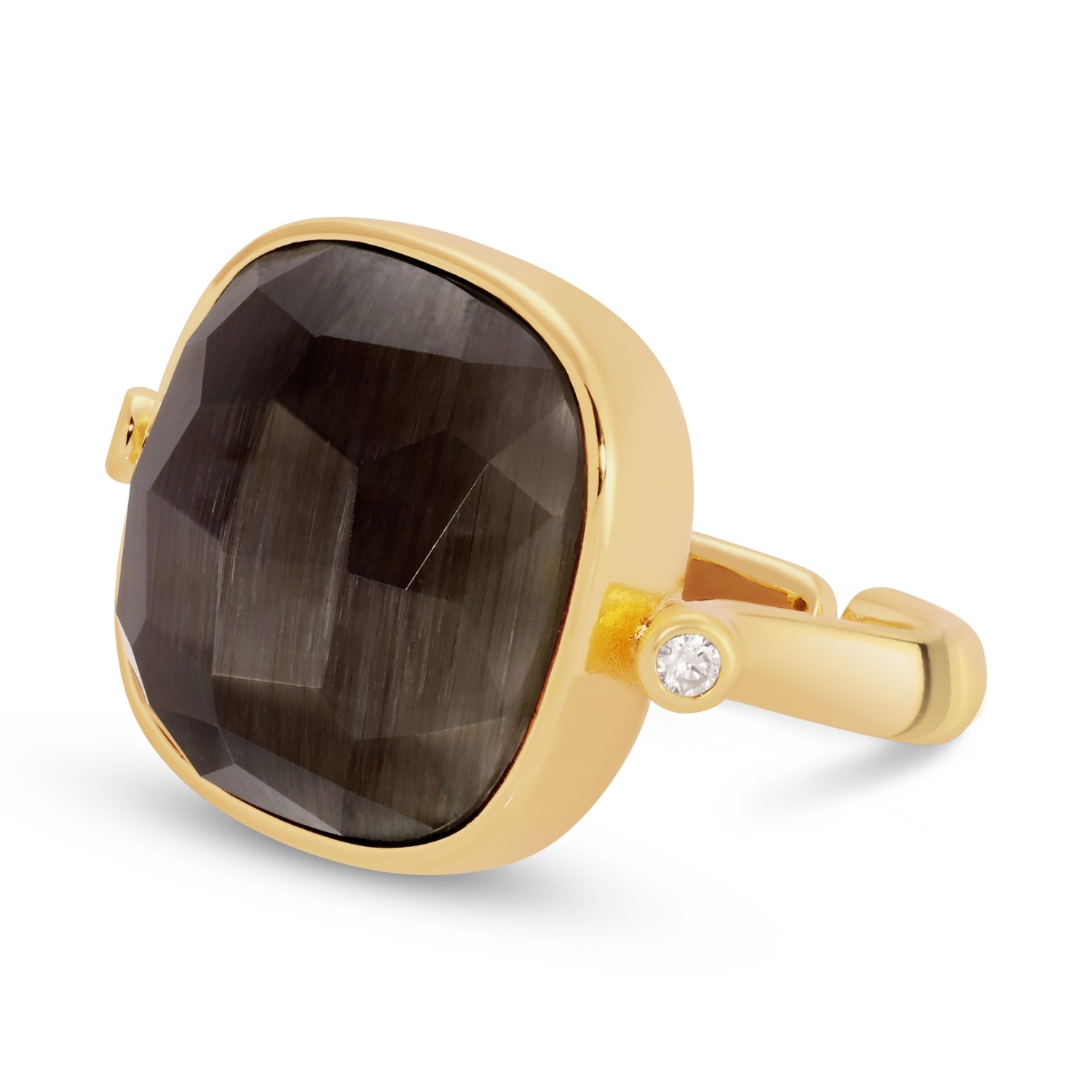 Ms. Reliability, Square Stone Ring - Splendid Iris