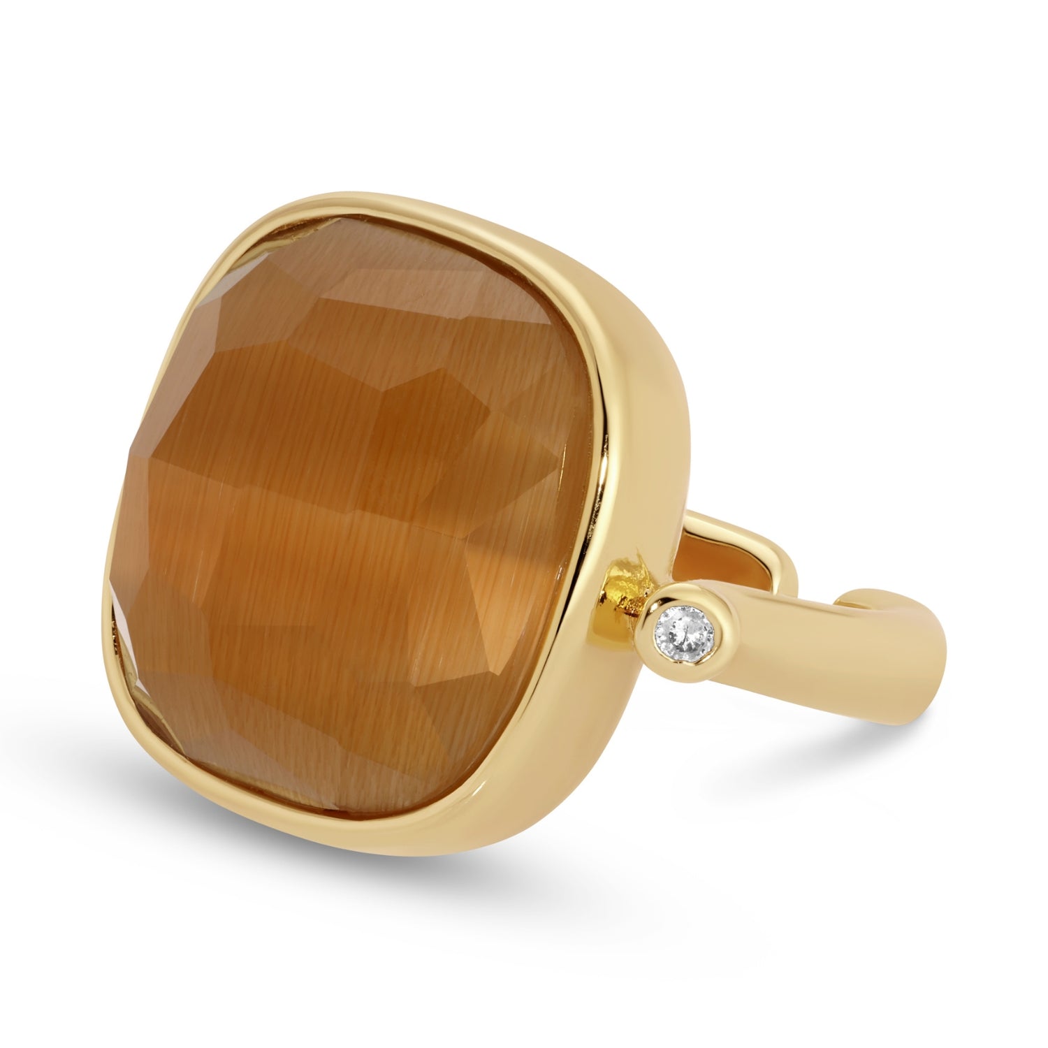 Ms. Reliability, Square Stone Ring - Splendid Iris