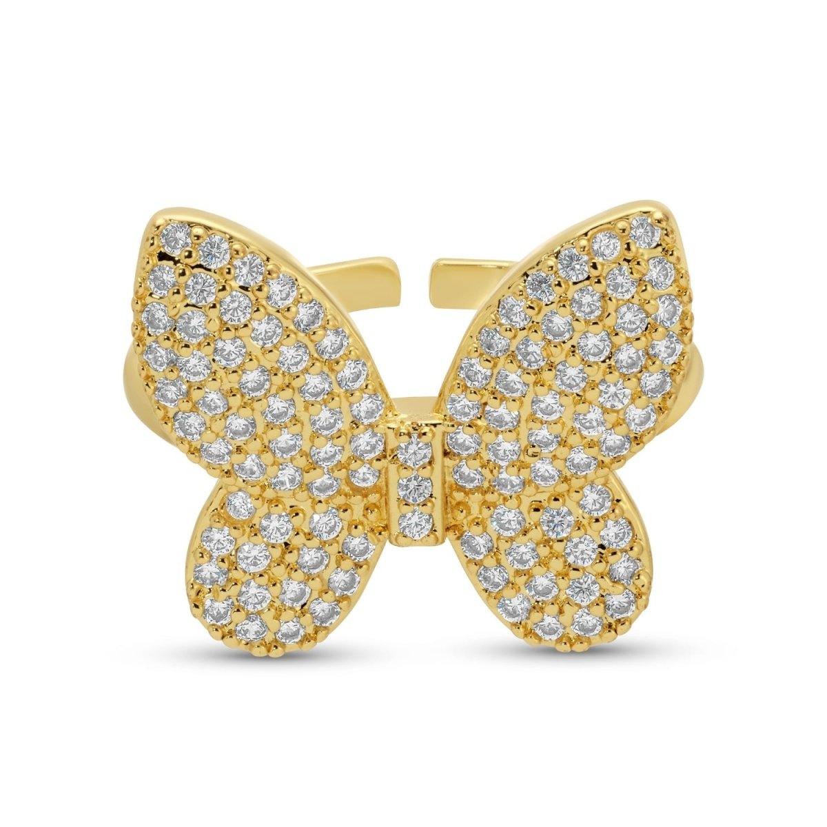 Stronger than Before Butterfly Statement Ring - Splendid Iris