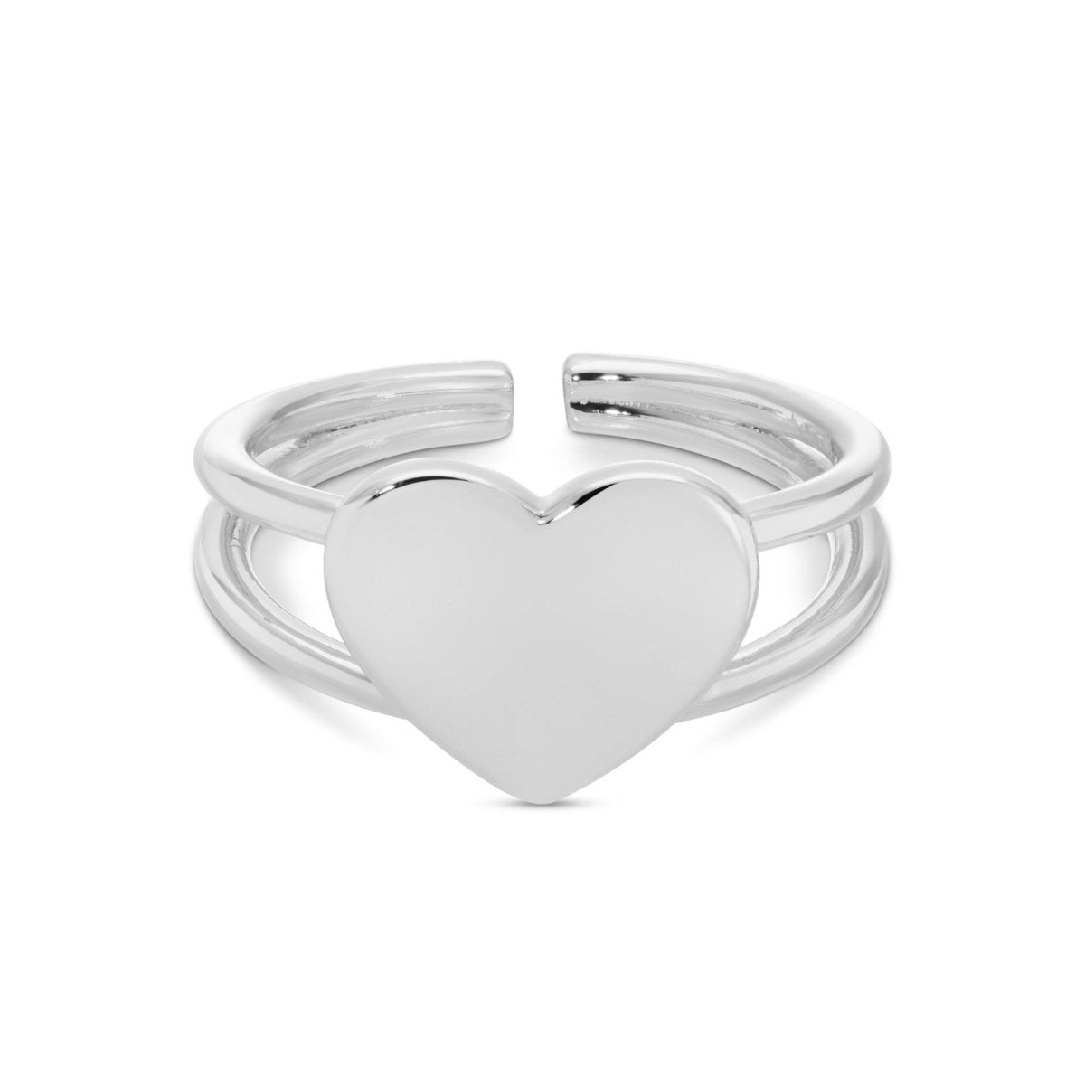 Adjustable Heart Ring - Splendid Iris