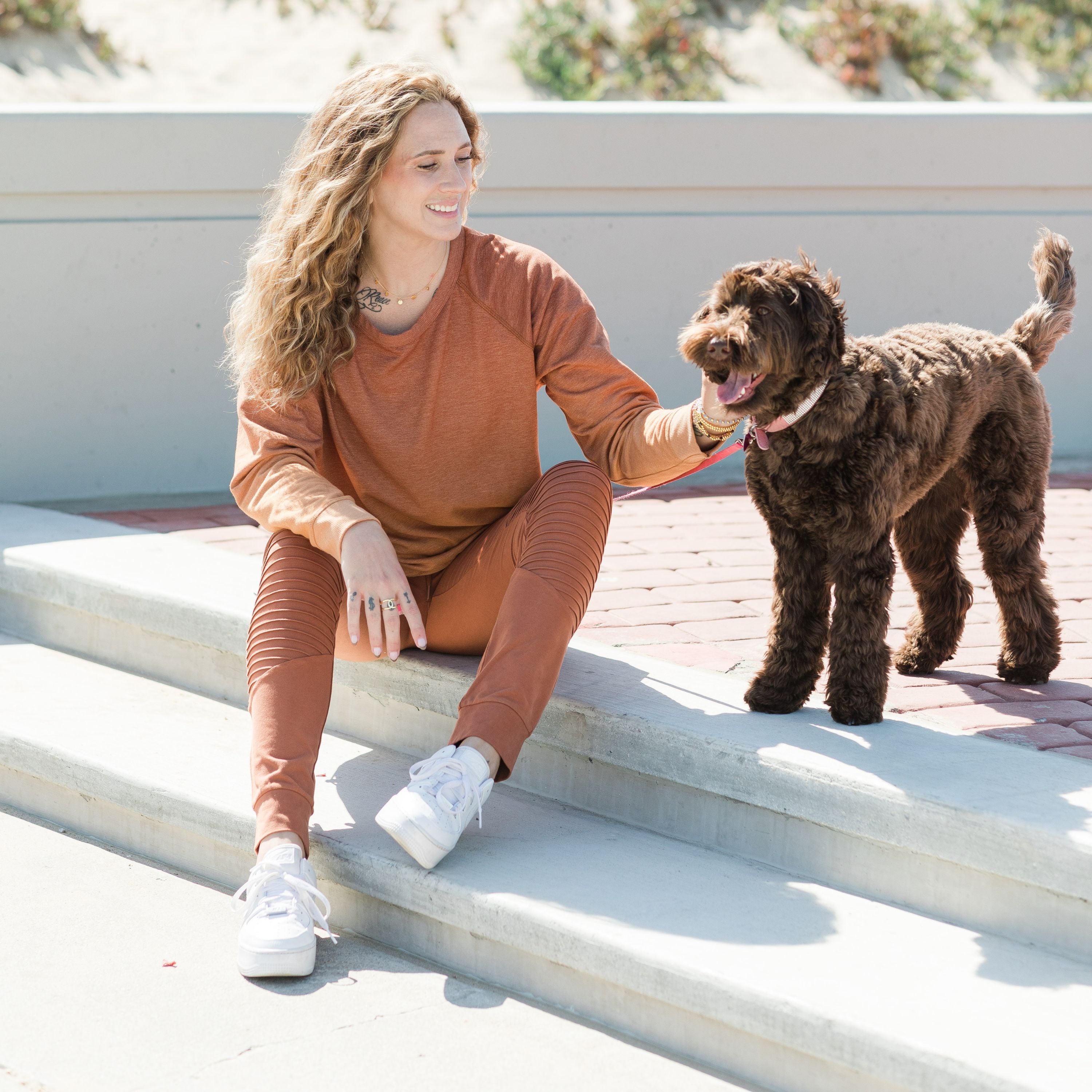 Splendid outlet ombre sweatshirt