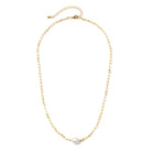 Pearl Accented Necklace - Splendid Iris