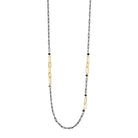 Two-Tone Long Necklace - Splendid Iris