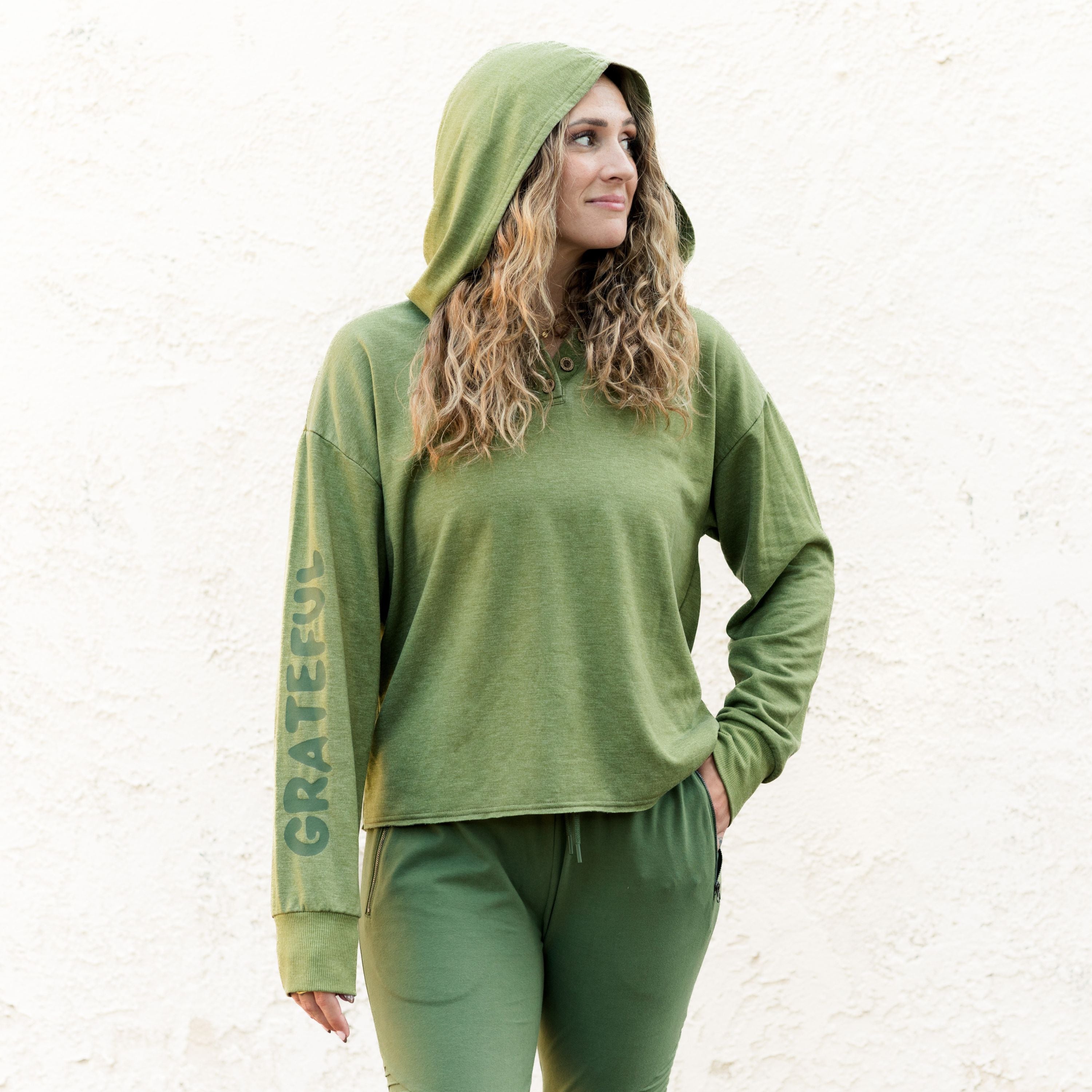 GRATEFUL Hooded Sweatshirt - Splendid Iris