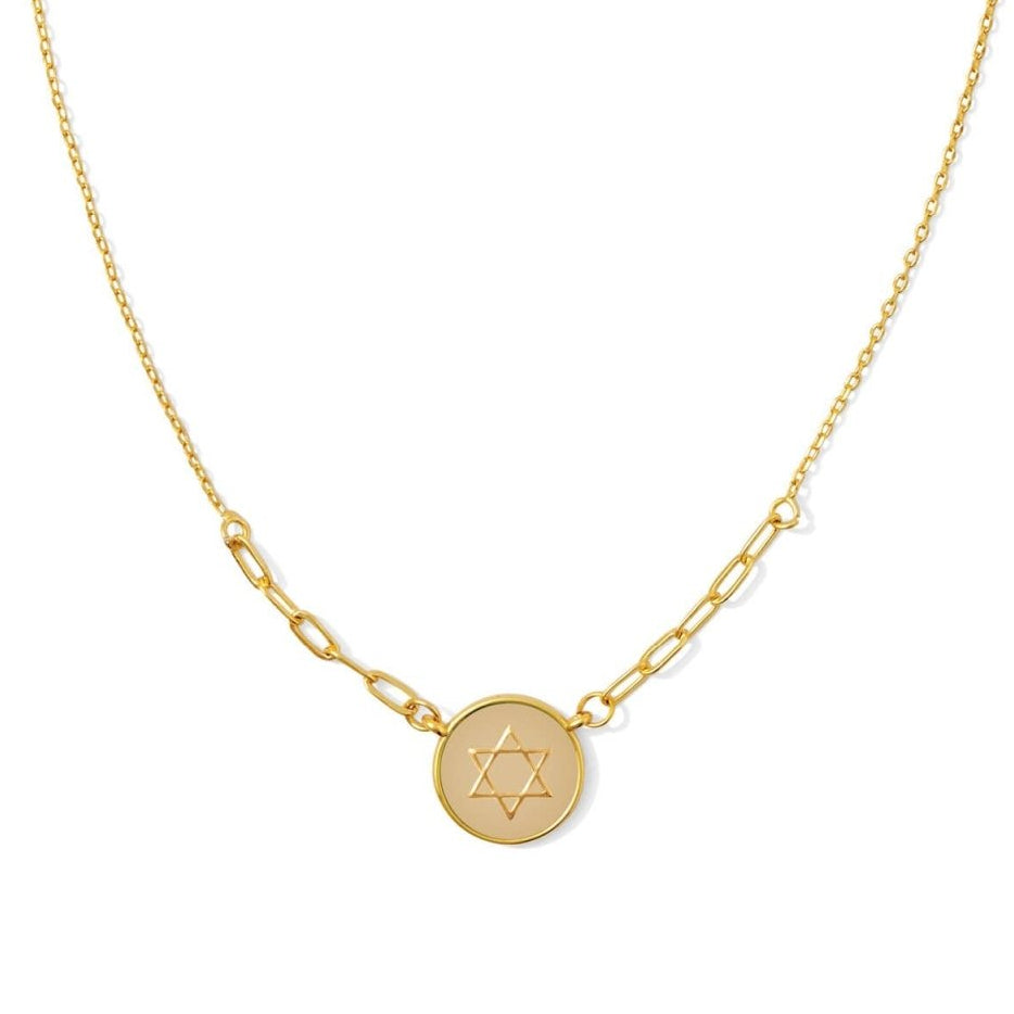 Delicate Star of David Necklace - Splendid Iris